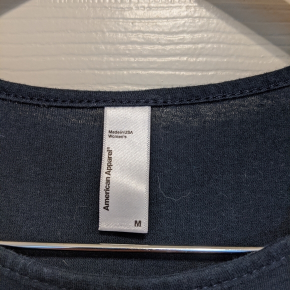 American Apparel Navy t-shirt dress - Picture 2 of 5